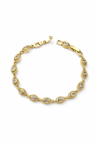 14K Gold Tamtur Göz Bileklik