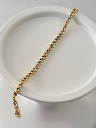 Gold Renkli Yıldız Su Yolu Bileklik