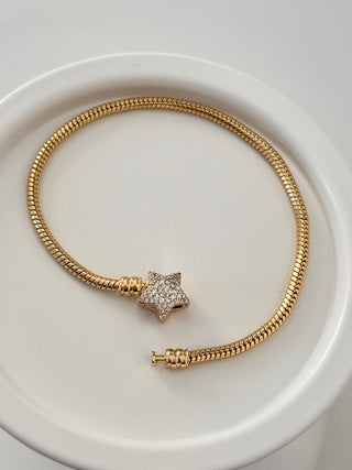 14K Gold Özel Seri Yıldız Pandora Bileklik
