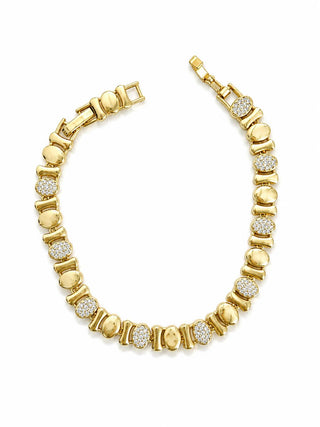 14K Gold Oval Form Marka Model  Bileklik