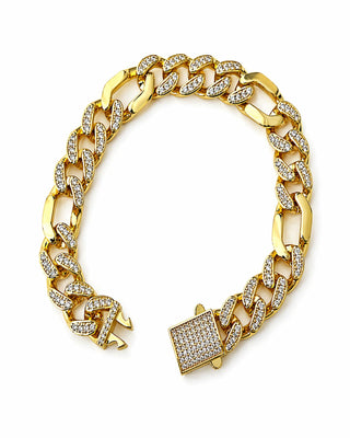 14K Gold Taşlı Gurmet Bileklik