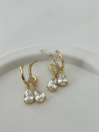 14K Gold Damla Model Küpe