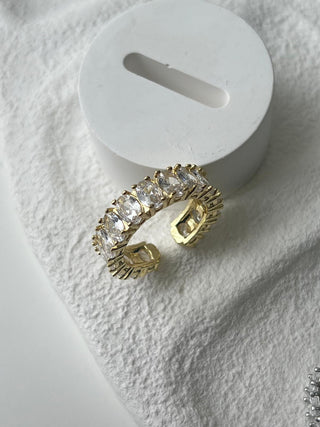 Kare Taşlı Tamtur Yüzük