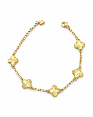 14K Gold  Marka Model Yonca Bileklik
