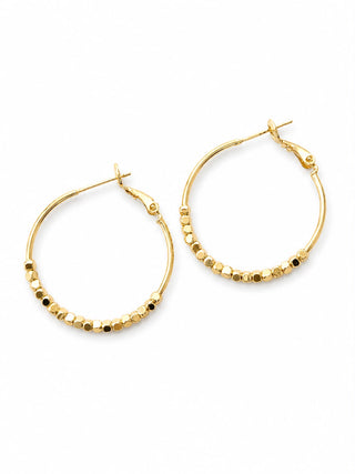 14K Gold Dorika Halka Küpe