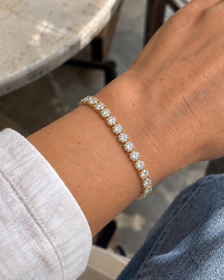 14K Gold Su Yolu Bileklik
