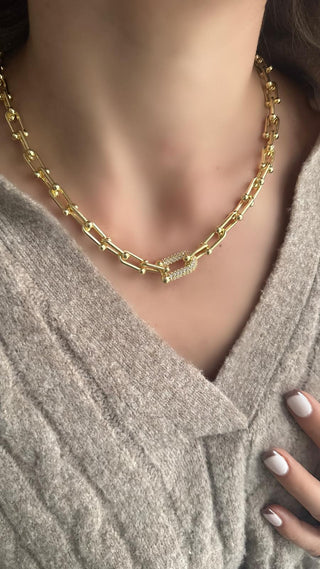14K Gold Marka Model Tiff Zincir Kolye