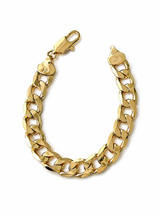 14K Gold Kalın Form Zincir Bileklik