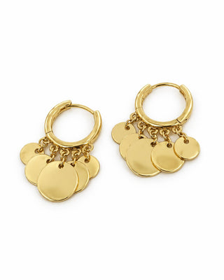 14K Gold Pul Shakira Küpe