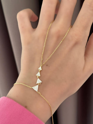 Gold Üçgen Detay Şahmeran