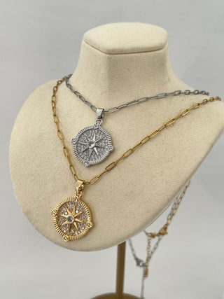 Taşlı Kutup Yıldızı Kolye