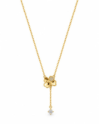 14K Gold Çiçek Kolye