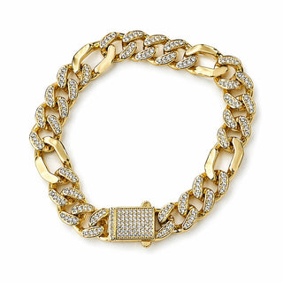 14K Gold Taşlı Gurmet Bileklik