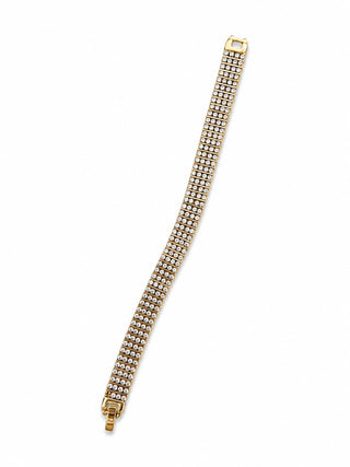 14K Gold Kalın Form Su Yolu Bileklik