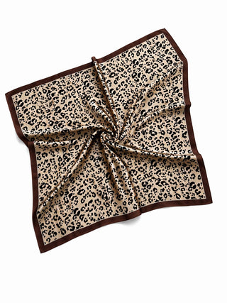 Kahve Leopar Fular