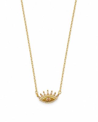 14K Gold Göz Kolye