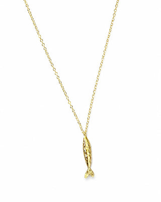 14K Gold Balık Kolye