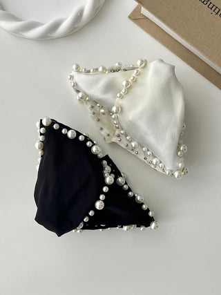 Tasarım İnci Kumaş Detay Dubai Mandal Toka