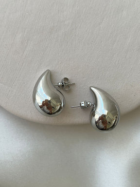 Küçük Boy Silver Bogetta Damla Küpe