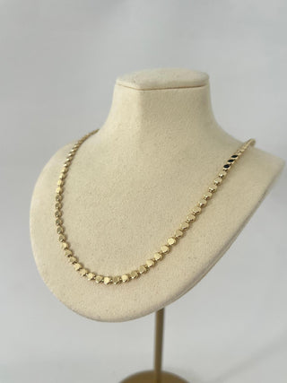 14K Gold Petek Desen Kolye 45cm