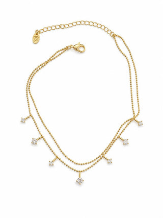 Gold Taşlı Halhal
