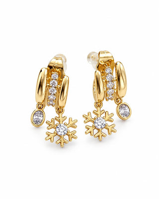 14K Gold Kartanesi Charm Küpe