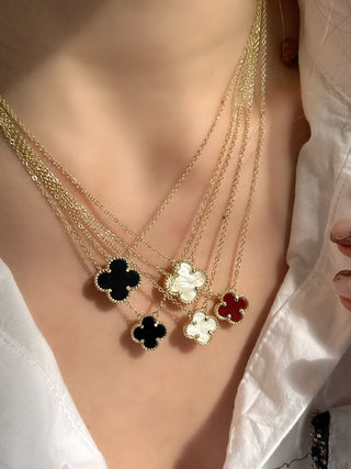 14K Gold Yonca Kolye