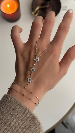 Silver Topçuk Detay Yıldız Şahmeran