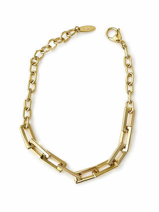 14K Gold Kare Zincir Bileklik