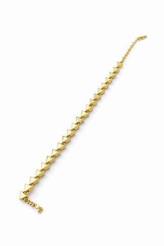 14K Gold Üçgen Form Bileklik