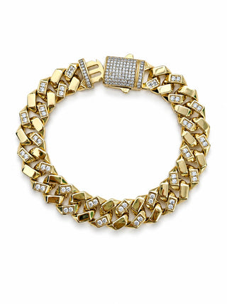 14K Gold Yarı Taşlı Gurmet Bileklik