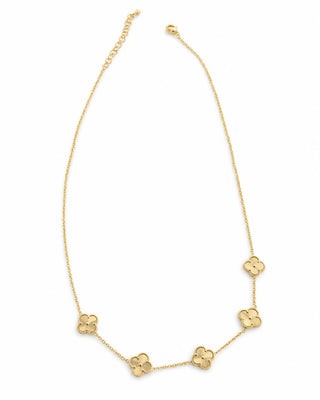 14k Gold Marka Model Küçük Boy Yonca Kolye