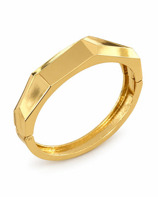 Gold Asimetrik Desen Kelepçe