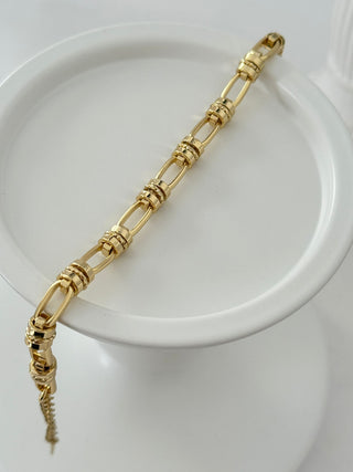 14K Gold Düğüm Desen Bileklik