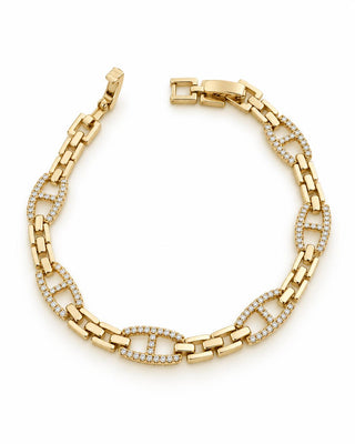 14K Gold Marka Model Yarı Taşlı Bileklik