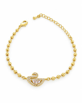 14K Gold Dorika Kuğu Bileklik