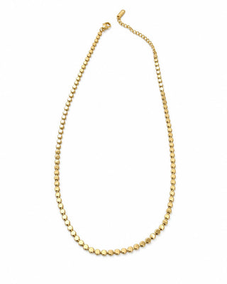 14K Gold Petek Desen Kolye
