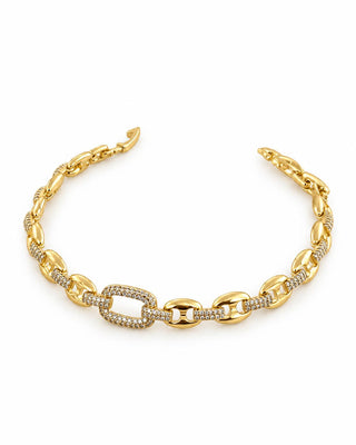 14K Gold Marka Model Tiff Taşlı Bileklik
