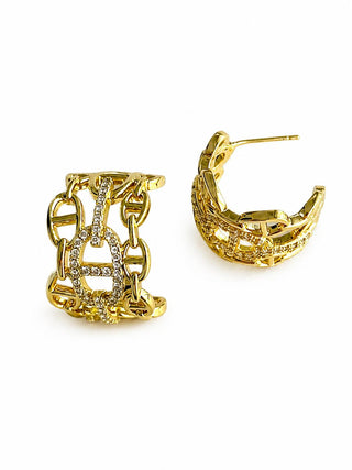 Gold Marka Model Zincir Halka Küpe