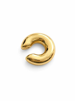 Gold Bombeli Kıkırdak Küpe