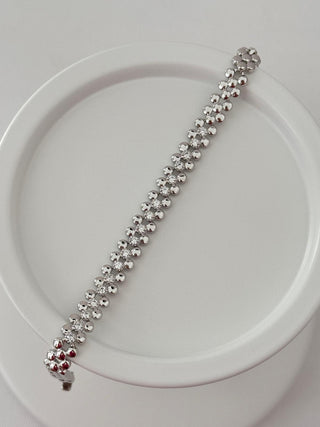 Silver Özel Seri Yuvarlak Taşlı Bileklik