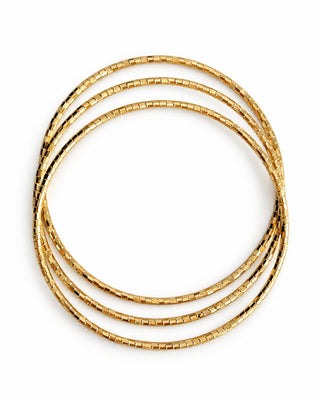 14K Gold Kare Küp Desen Ajda Bilezik