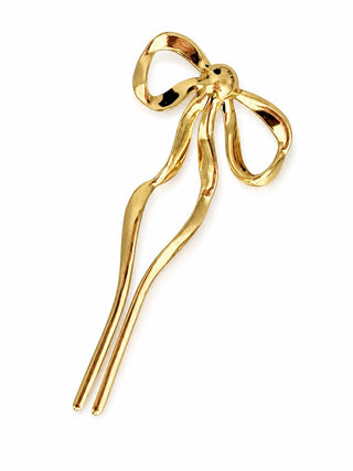 Gold Fiyonk Detay Topuz Tokası