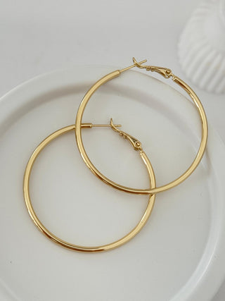 Gold Basıc Halka Küpe Boyları