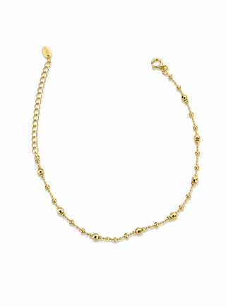 14K Gold Minimal Topçuk Bileklik