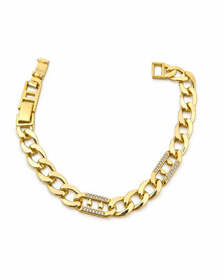14K Gold Marka Model Zincir Bileklik