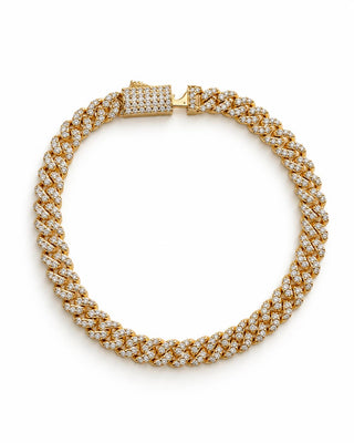 14K Gold Minimal Taşlı Gurmet Bileklik