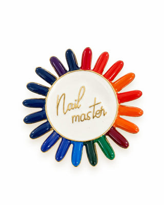 Nail Art Renkli Tırnak Broş