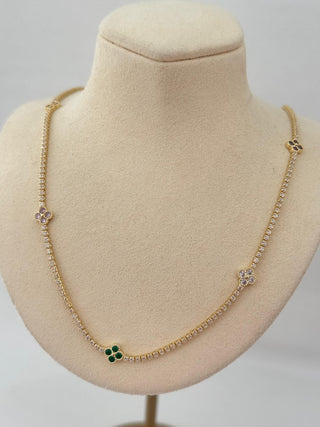 Gold Kalp Detay Su Yolu Kolye