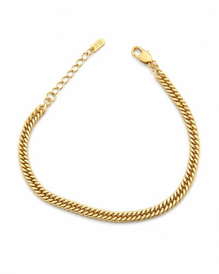14K Gold İnce Zincir Bileklik